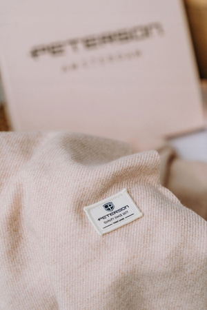 Large Women's Scarf with Fringes Peterson PTN SPV73 Khaki