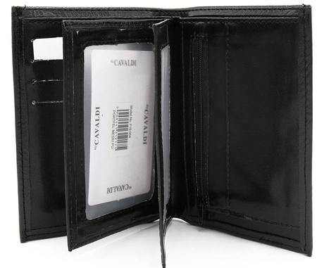 Leatherette men's wallet CAVALDI F18-054 BUNDLE 10 PCS