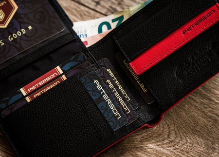 PETERSON PTN 1517.03 RFID leather wallet
