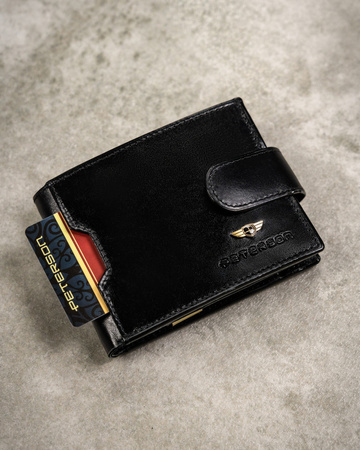 Three-Piece Gift Set: Men's Wallet, Cardholder and Keychain by Peterson PTN SET3-N79L-VT