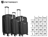 Zestaw walizek PTN 236-SET4 Grey