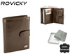 Rovicky PC-105L-BAR men's RFID leather wallet