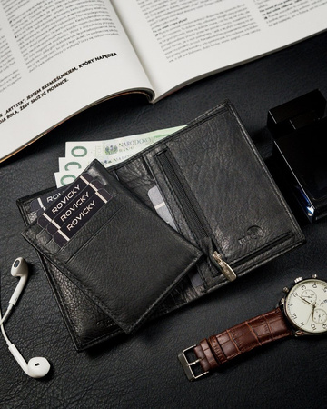 ROVICKY RFID leather wallet N74-PZ-CCR-RFID