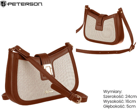 Torebka płócienna PTN CAN-02 Nat-Brown