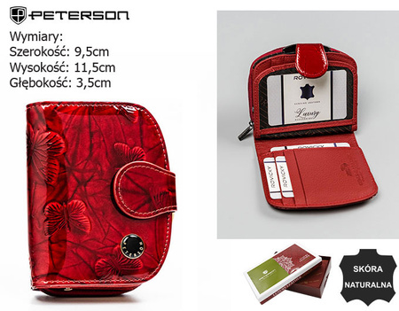 Portfel damski skórzany PTN 43972-BFBC Red