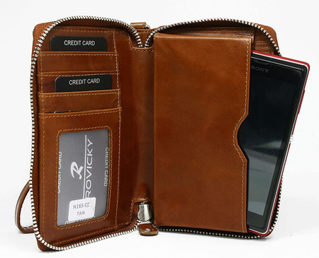 Leather organizer-eti wallet N165-CC