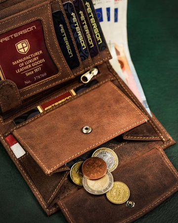 PETERSON PTN 333PW RFID leather wallet