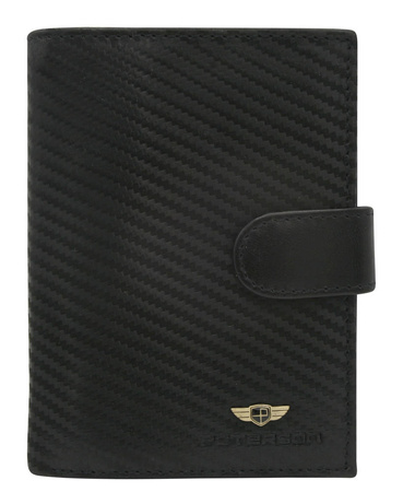 Portfel skórzany PTN 324Z-CA-6624 BLACK
