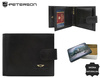 Peterson leather wallet PTN N01- VT BLACK
