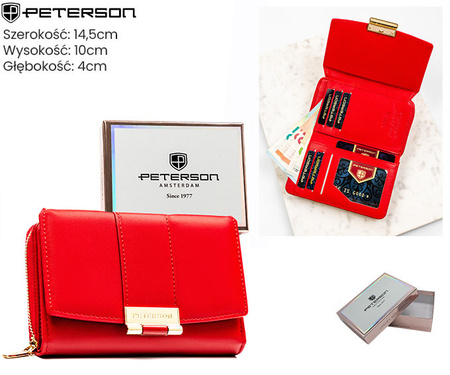 Portfel damski eko PTN 0015-WEI Red