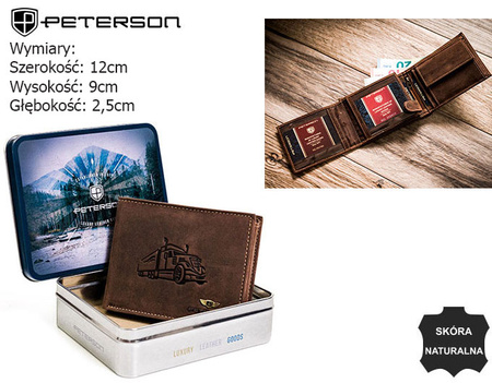 PETERSON PTN 304T RFID leather wallet