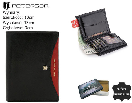 Portfel męski skórzany 