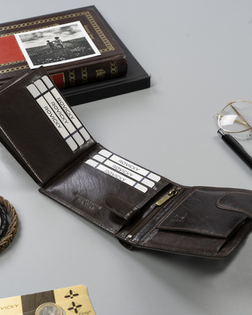 ROVICKY N61L-RVT RFID leather wallet