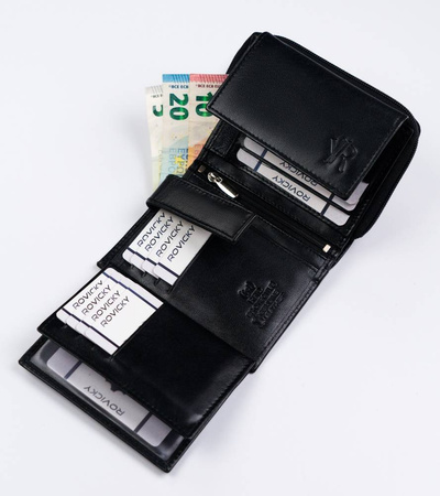 Portfel skórzany RFID ROVICKY 1509-GOAN