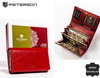 PETERSON PTN PL-466-BLACK RED RFID leather wallet