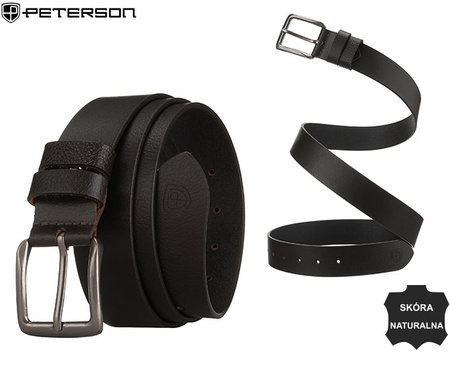 Pasek męski skórzany PTN LTP-28 Brown