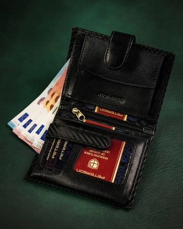 PETERSON PTN 303Z-CA-6587 RFID leather wallet