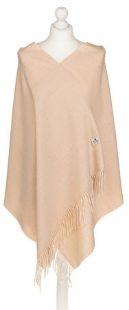 Large Women's Scarf with Fringes Peterson PTN SPV73 Yellow