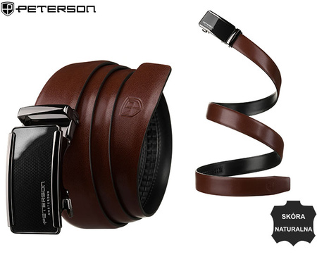 Pasek automat skórzany PTN A007