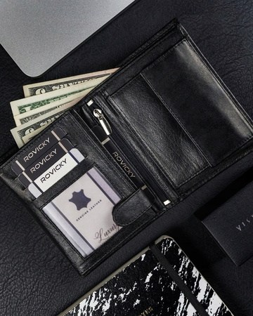 RONALDO N4-NAD-RON RFID leather wallet