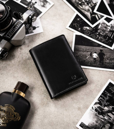 PETERSON PTN SET-M-1542-GVT preent leather wallet and key ring set