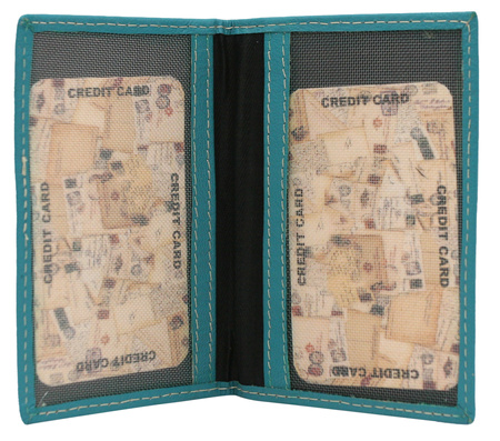 Ręcznie malowany portfel damski ze skóry naturalnej N14-SPW BFT Red No Logo