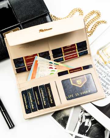 Portfel damski skórzany PTN 76112-BFBC Red