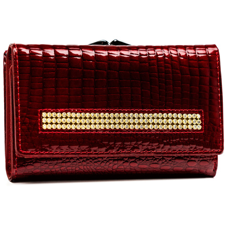 Portfel damski skórzany 55020-CRY-RS-BL RED