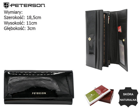 Portfel damski skórzany PTN BC-409 Black