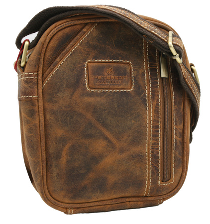 Torba skórzana PTN 8023-TMH Tan