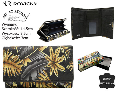 Women's leather wallet R-N55020-ART