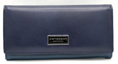 Portfel damski skóra+PU PTN PX22-F773 Navy