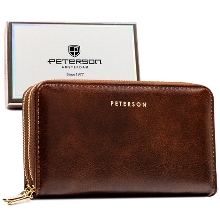 Portfel damski PU PTN 007-HF Brown
