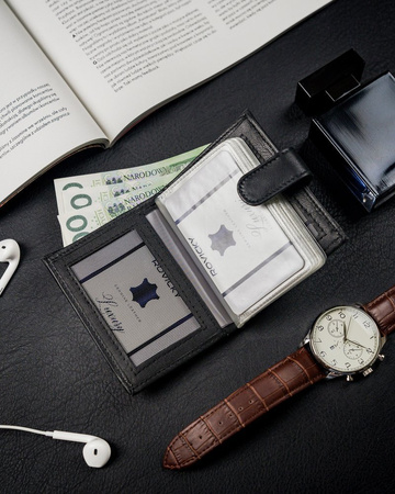 Etui na karty skórzane LOREN GRM-70-05