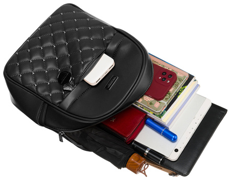 Plecak damski PU PTN SPY-1-PIL Black