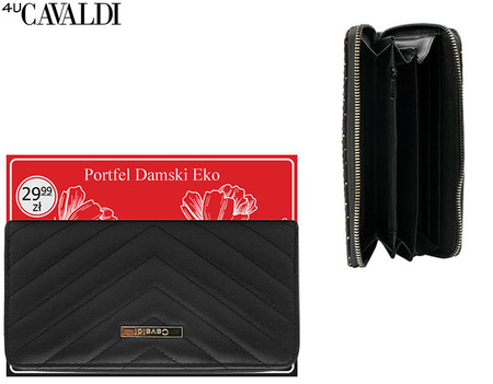 Portfel damski eko LPD-012-BL Black
