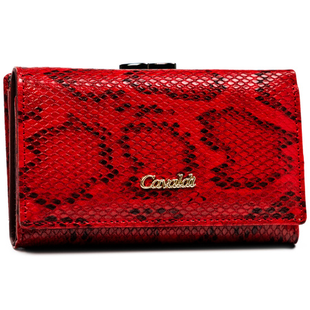 Portfel damski skóra+PU PX23-DNH-BL Red