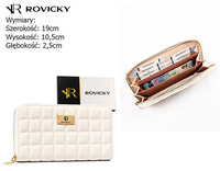 Portfel damski PU R-PKK-01 Cream
