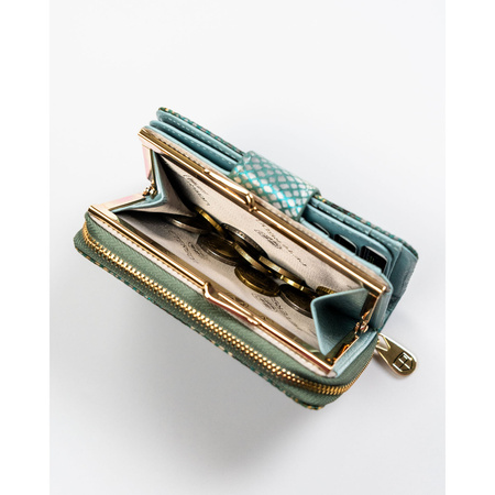 Portfel damski skórzany PTN 425214-SFL Blue