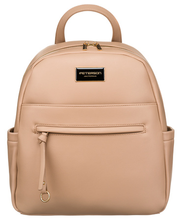 Plecak damski PU PTN T39013 D.Beige