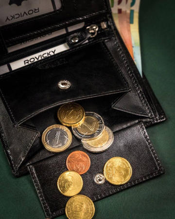 Gift set: leather wallet and key ring ROVICKY R-SET-M-N4-KCS