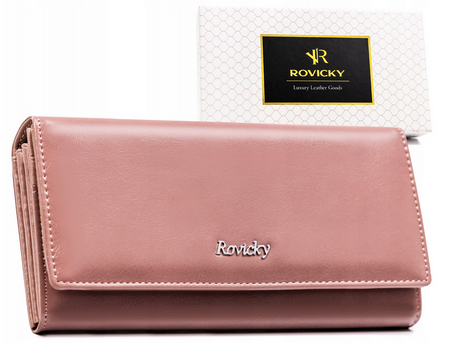 ROVICKY RPX-24-ML leather+PU RFID wallet