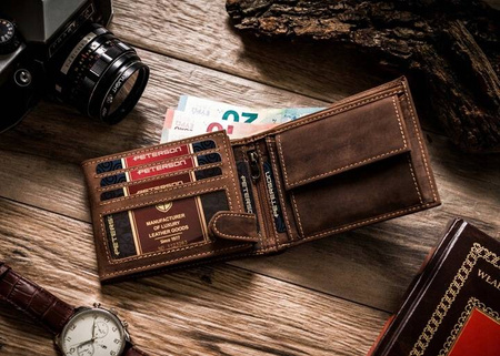 Gift Set: Men's Wallet + Key and Card Holder PTN ZM38 Peterson
