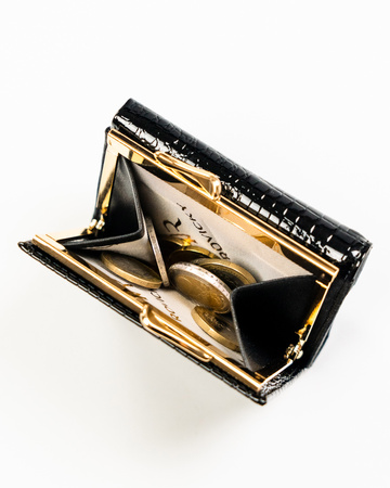 Portfel damski skórzany RH-32-1-RS Black