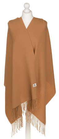 Large Women's Scarf with Fringes Peterson PTN SPV73 Dark Yellow