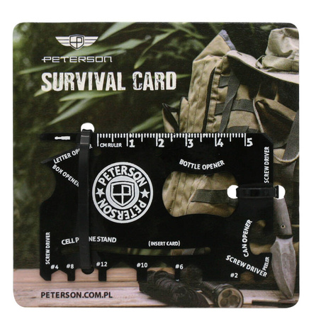 PTN Survival Card K705 Black