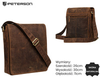 Torba skórzana PTN LARS-NSH Tan