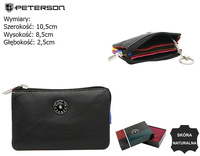 Kluczówka skórzana PTN K50-M-MNK Black Multi