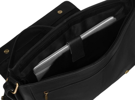 Torba na laptopa skórzana PETERSON PTN 1725-NDM