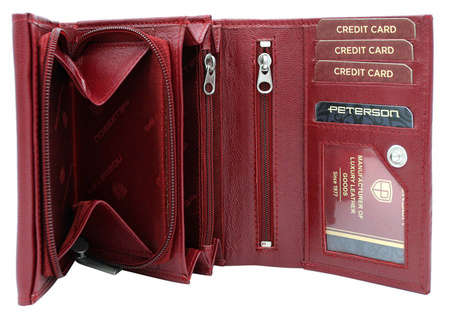 PETERSON PTN RD-02-GCLS RFID leather wallet